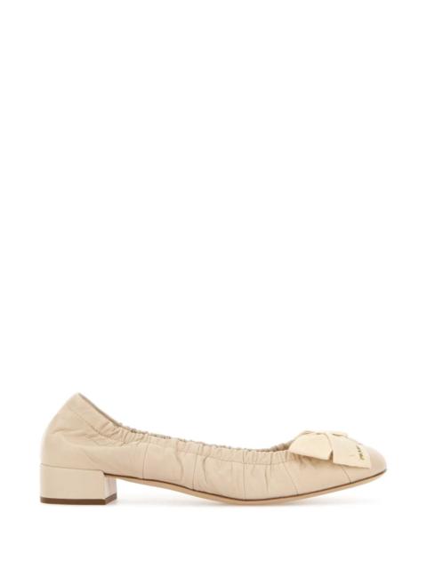 Prada Prada Women Ivory Leather Pumps