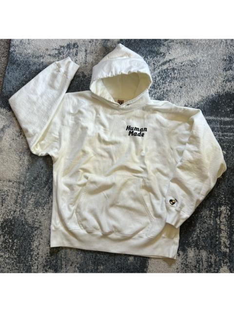 Other Designers A$AP Rocky × Human Made - HUMAN TESTiNG ASAP ROCKY NiGO HEAVYWEiGHT FLEECE HOODiE ÉCRU