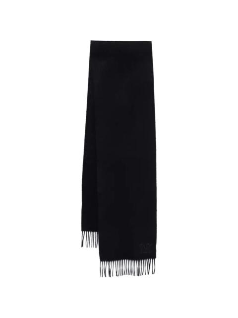 Max Mara Max Mara Women Monogram Embroidered Cashmere Stole