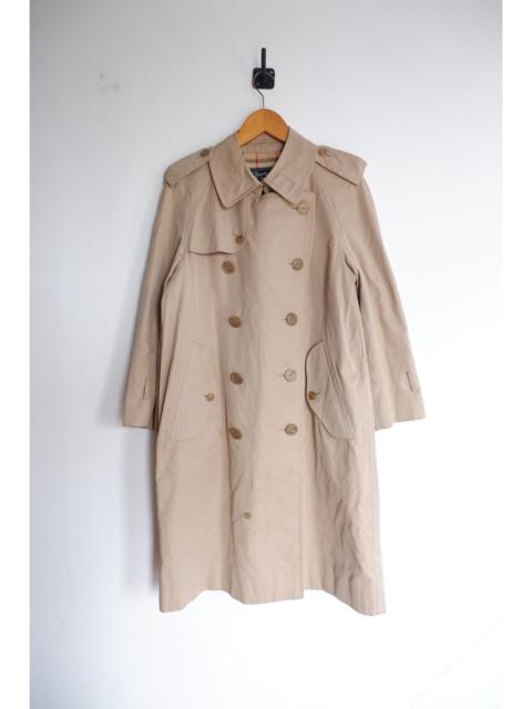 Burberry Vintage 80s Burberry London Checked Double Breast Trenchcoat