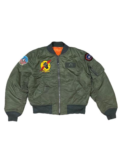 Other Designers Alpha Industries - VERY RARE VINTAGE JACKET FLIGHT BOMBER MA 1 TOP GUN
