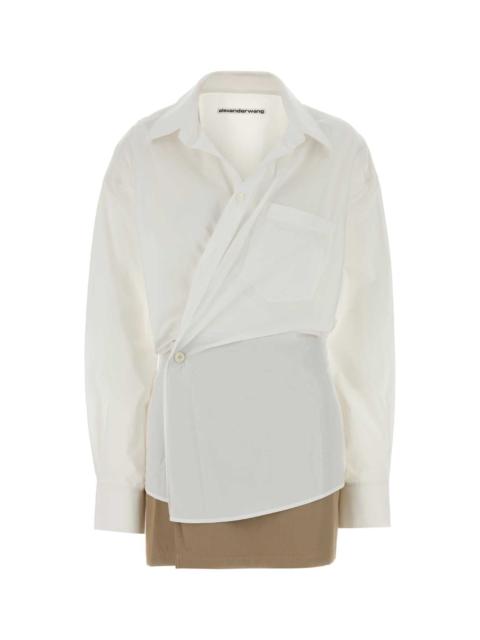 Alexander Wang Alexander Wang Women White Poplin Mini Dress