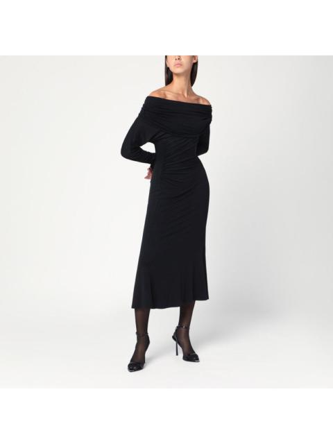 THE ANDAMANE - The Andamane Black Zoe Midi Dress Women