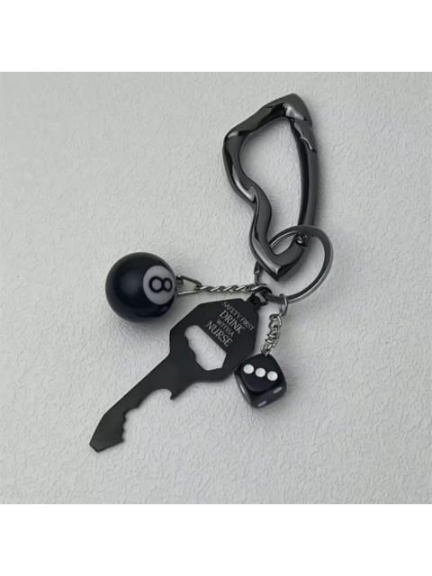 Streetwear - Street Hip Hop 8 Dice Keychain