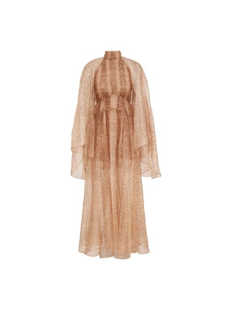 Zimmermann Memento Smocked Flutter Dress