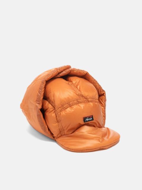 NANGA Mountain Lodge Down Ear Flap Cap R. Orange
