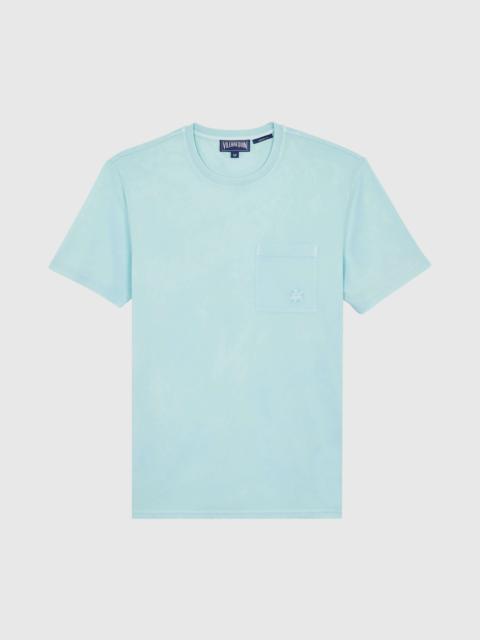 Vilebrequin Men Solid Organic cotton T-shirt Natural Colors