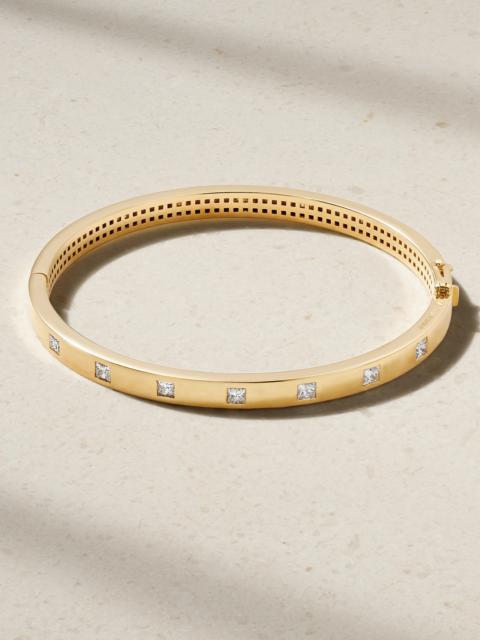 ILEANA MAKRI 18-karat Gold Diamond Bangle