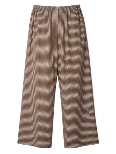 STAUD Bonfire Pant in Dark Oak Micro Stripe