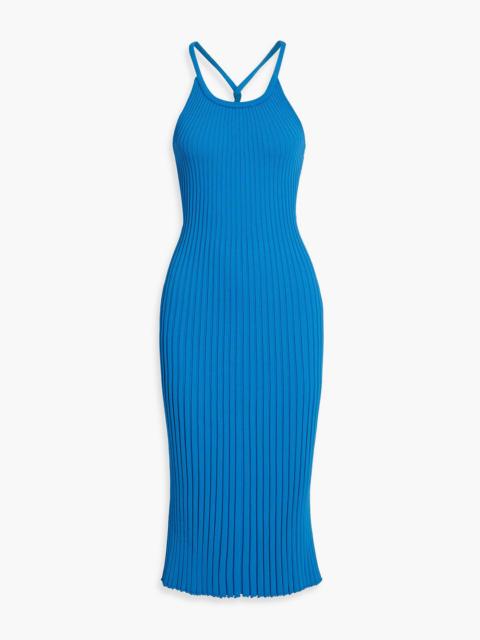Proenza Schouler Vida ribbed-knit midi dress