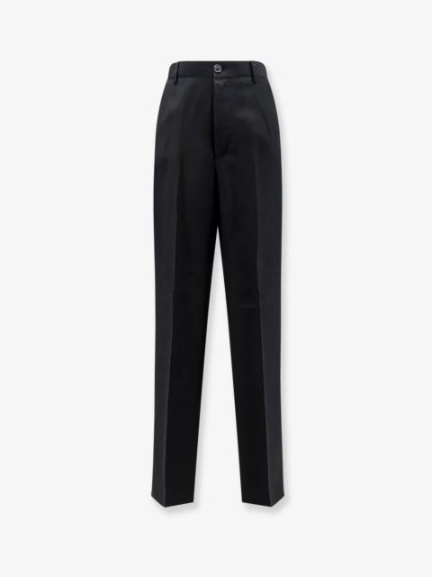 Other Designers Laneus Viscose And Linen Trousers