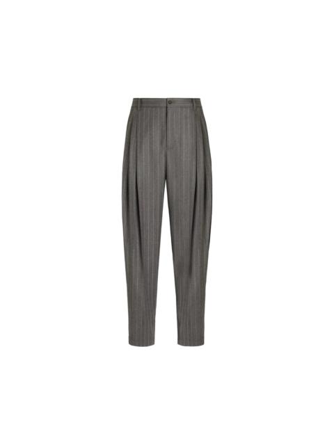 Dolce & Gabbana Dolce & Gabbana Grey Trousers - Tailored Trousers Men