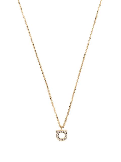 FERRAGAMO Ferragamo Women Gancini Crystal Necklace