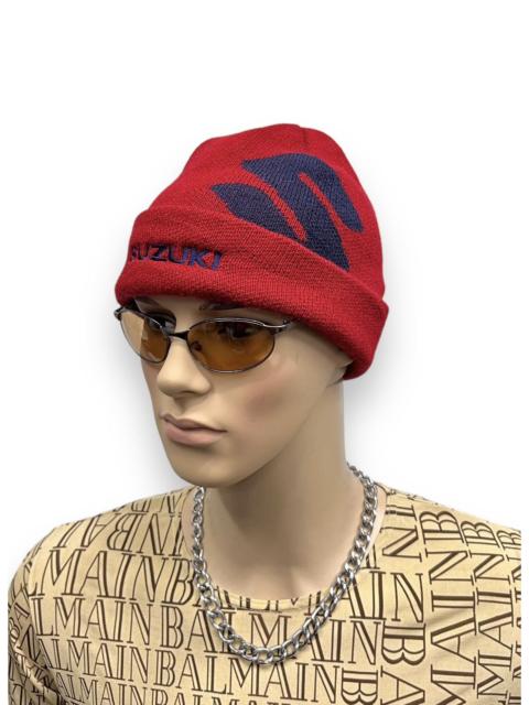 Other Designers ICON Motorsports - Vintage SUZUKI JAPAN Embroidered Spell-Out Big S Logo Beanie