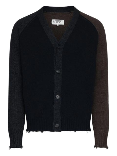 MM6 Maison Margiela Elbow Patch Cardigan