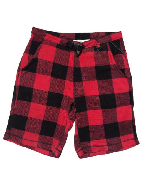 Other Designers Outdoor Style Go Out! - Columbia Plaid Fleece Shorts