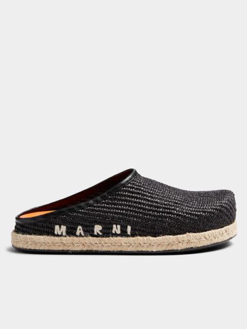 Marni BNWT SS23 MARNI FUSSBETT RAFFIA MULES SLIP ON 41