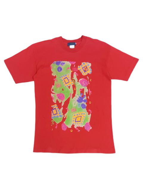 Other Designers Enrico Coveri - RARE! VTG 80s ENRICO COVERI OIL PAINTING ABSTRACT POP ART