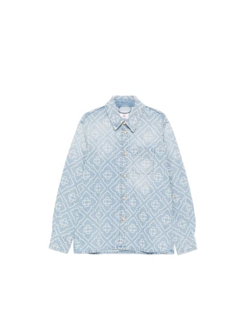 CASABLANCA Casablanca Blue Shirts Men