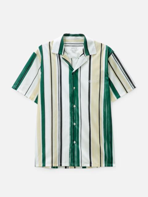 Lanvin BOWLING SHIRT WITH PRINTED STRIPES