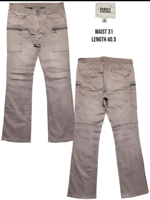 Other Designers Eternal × OVER THE STRiPES × Takeo Kikuchi - Takeo Kikuchi HICKORY Striped Cargo Pants ziper Pocket