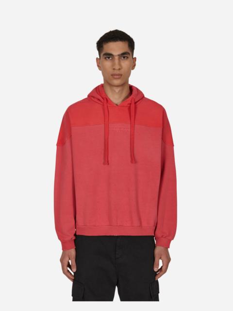GUESS USA Two Tone Hooded Sweatshirt Red