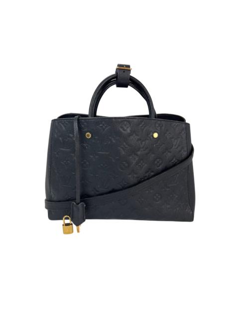 Louis Vuitton Montaigne GM Black Empriente Leather Shouder bag
