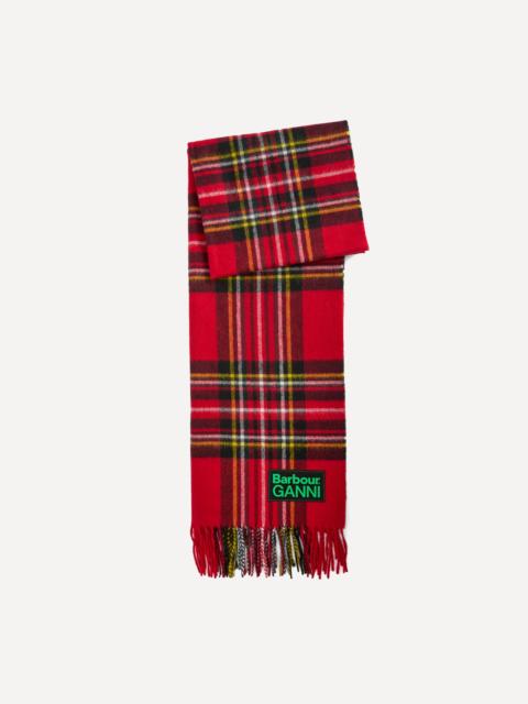 Barbour x GANNI Tartan Scarf