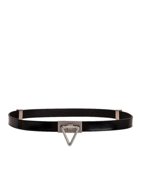 Bottega Veneta Triangle Lock Leather Belt