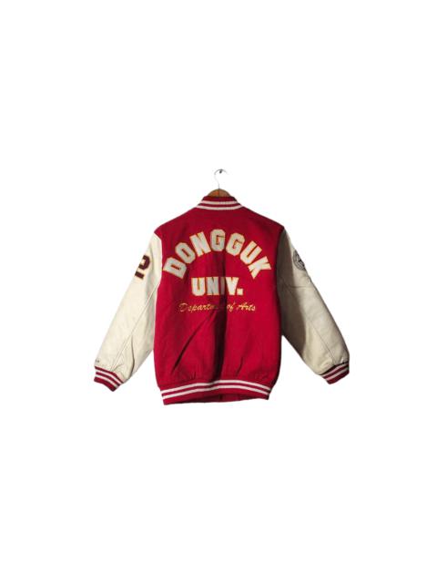 Other Designers VINTAGE 80S LEATHER VARSITY JACKET
