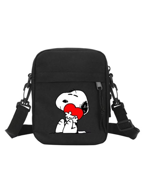 Other Designers Snoopy Love Shoulder Bag Man Woman Cartoon Crossbody Bags Double-deck Storage Bag