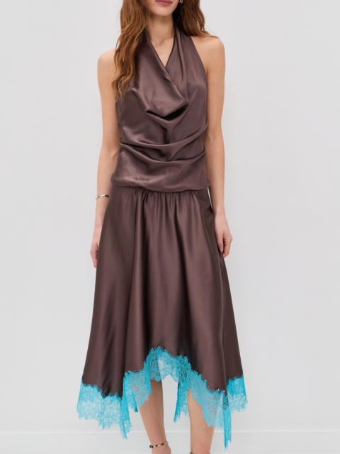 STAUD Elira Silk Dress