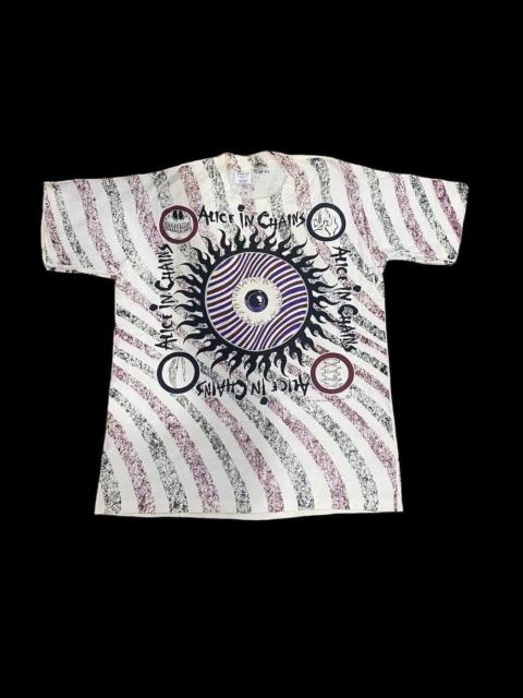 Other Designers Band Tees - SUPER RARE VINTAGE ALICE IN CHAIN OVER PRINT T-SHIRT