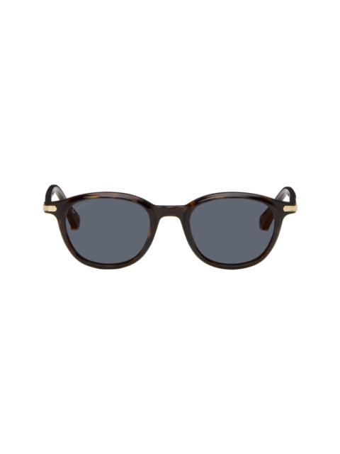 Cartier Brown Contemporary Signature C Sunglasses