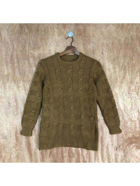 Other Designers Coloured Cable Knit Sweater - Patterned Knit Sweater