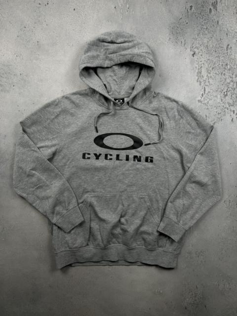 OAKLEY Vintage Oakley Cycling Logo Hoodie Y2K 90s Outdoor Gorpcore