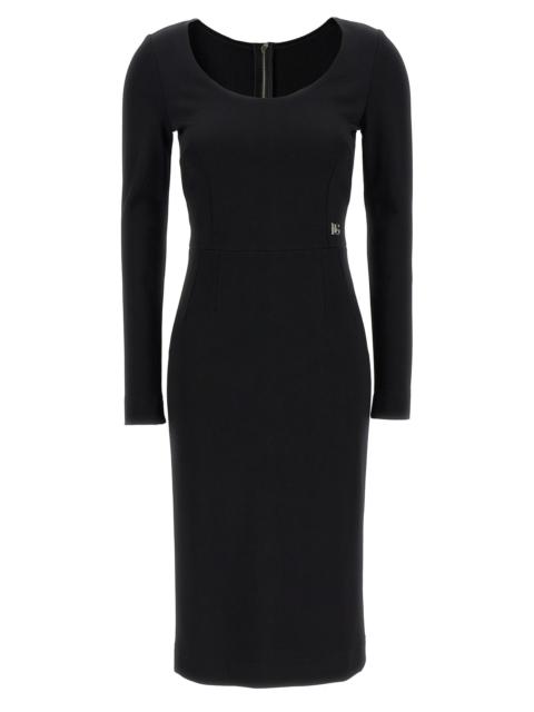 Dolce & Gabbana Logo Dress Dresses Black
