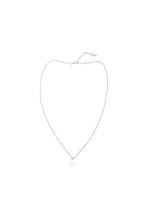 Other Designers Human Made Silver "heart" Necklace