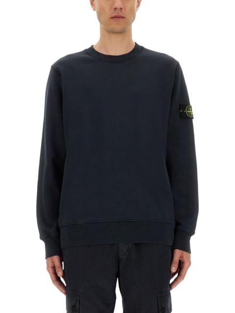 Stone Island FELPA REGULAR FIT IN COTONE BIOLOGICO