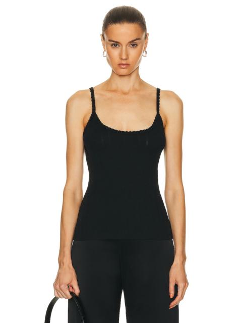 LESET Pointelle Classic Tank Top