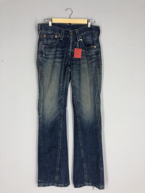Other Designers Vintage - Vintage Levi's 907 Blue Stone Wash Jean Bootcut Jean