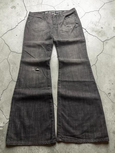 Other Designers If Six Was Nine - Archive Distressed Flared Denim Jeans LGB IfSixWasNine Style