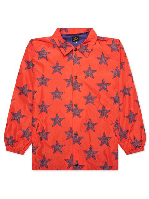 NEEDLES COACH JACKET - RED/STAR