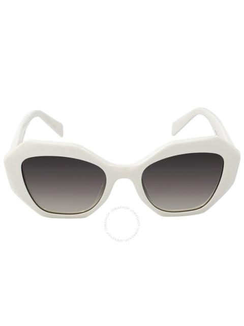 Prada Prada Grey Gradient Geometric Ladies Sunglasses PR 16WS 142130 53