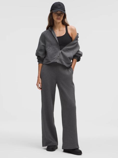 lululemon Scuba Mid-Rise Wide-Leg Pant *Waffle