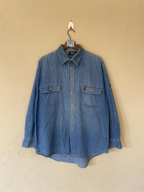 Other Designers Polo Ralph Lauren - VINTAGE POLO RALPH LAUREN CHAMBRAY