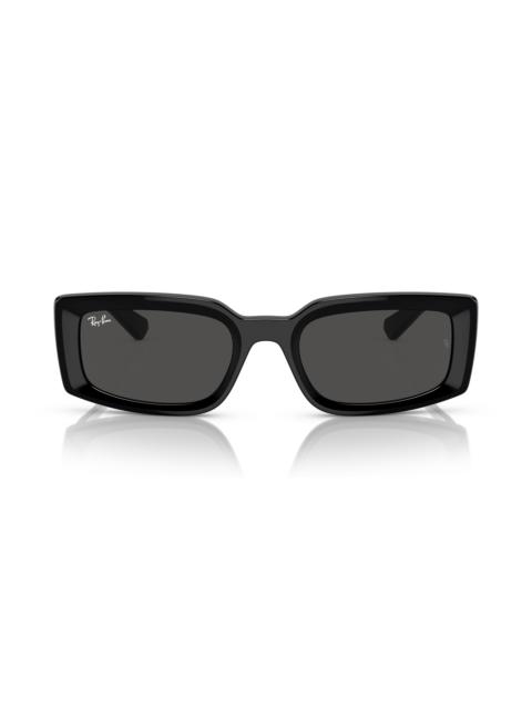 Ray-Ban Ray-Ban Kiliane 54mm Pillow Sunglasses in Black /Dark Grey at Nordstrom