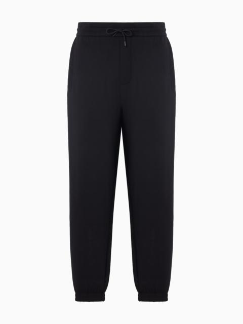 EMPORIO ARMANI DOUBLE JERSEY DRAWSTRING JOGGERS