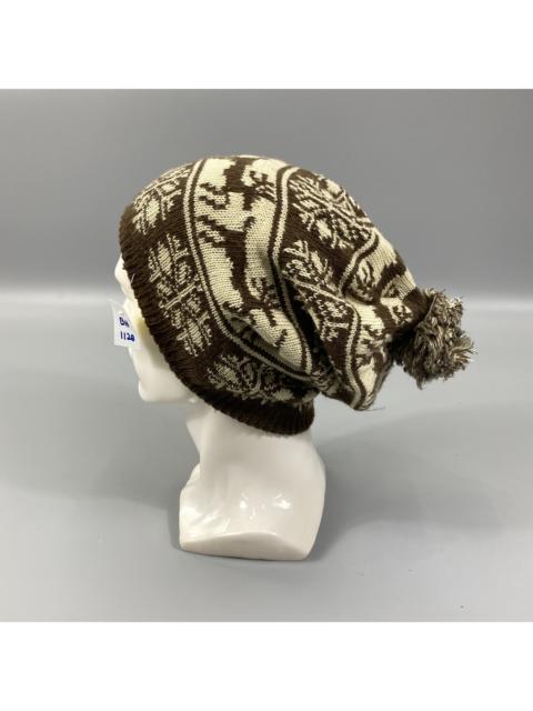 Other Designers Japanese Brand - Deer Winter Snow Cap Beanie Hat -BN1120