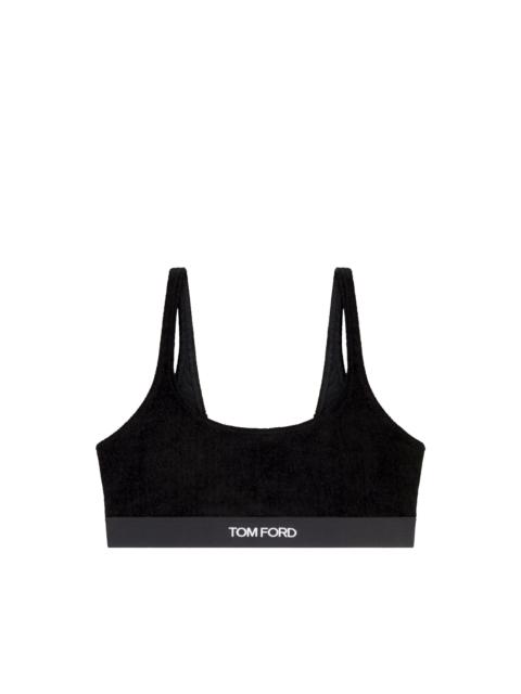 TOM FORD STRETCH VELVET BRALETTE